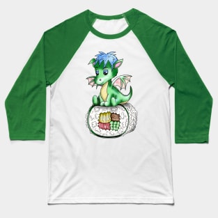 sushi lover baby dragon roll Baseball T-Shirt